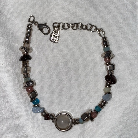 Uno de 50 Bracelet Energia Silver plated bracelet multiple stones and crystals - Picture 4 of 4